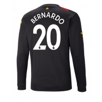 Manchester City Bernardo Silva #20 Fußballbekleidung Auswärtstrikot 2022-23 Langarm